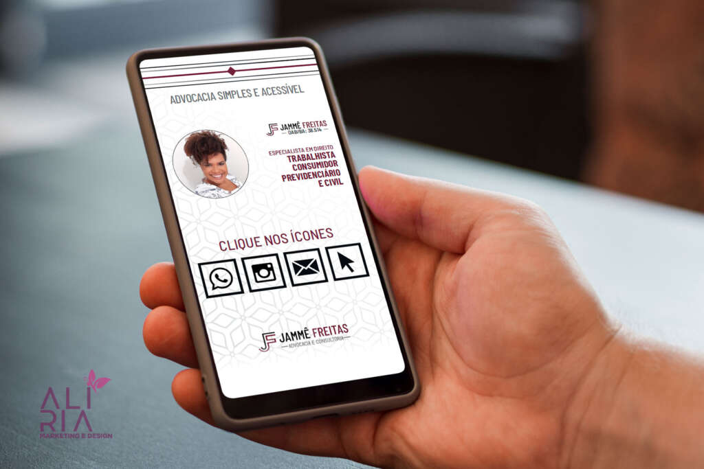 CARTÃO DE VISITA DIGITAL - DRA. JAMMÊ FREITAS