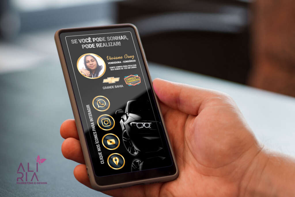 CARTÃO DE VISITA DIGITAL - VIVIANE CRUZ