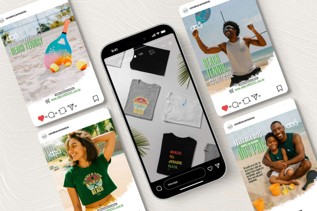 Social Media - Abá Camisetas