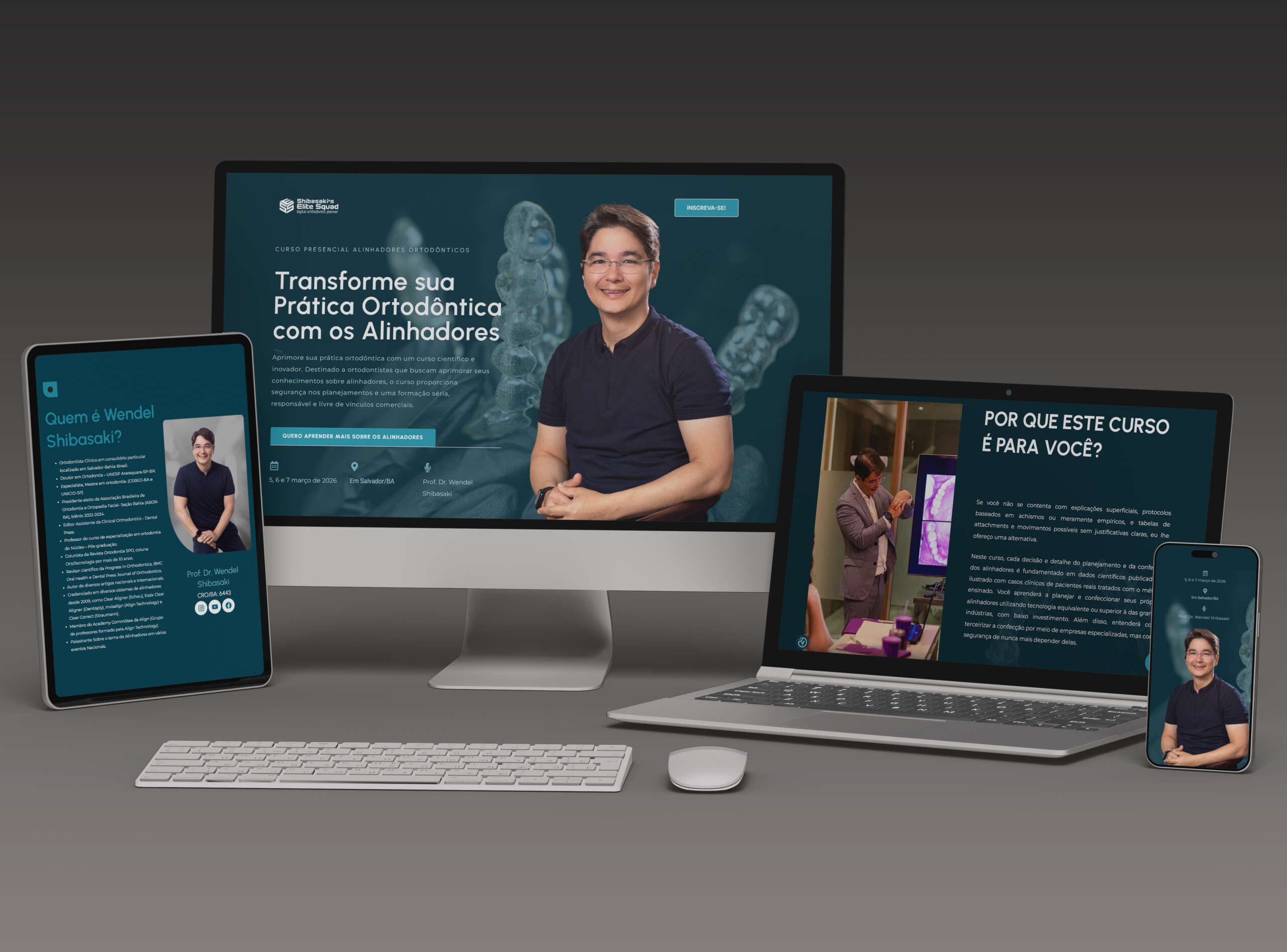 Curso Alinhadores In Office (Dr. Wendel Shibasaki) - Landing Page