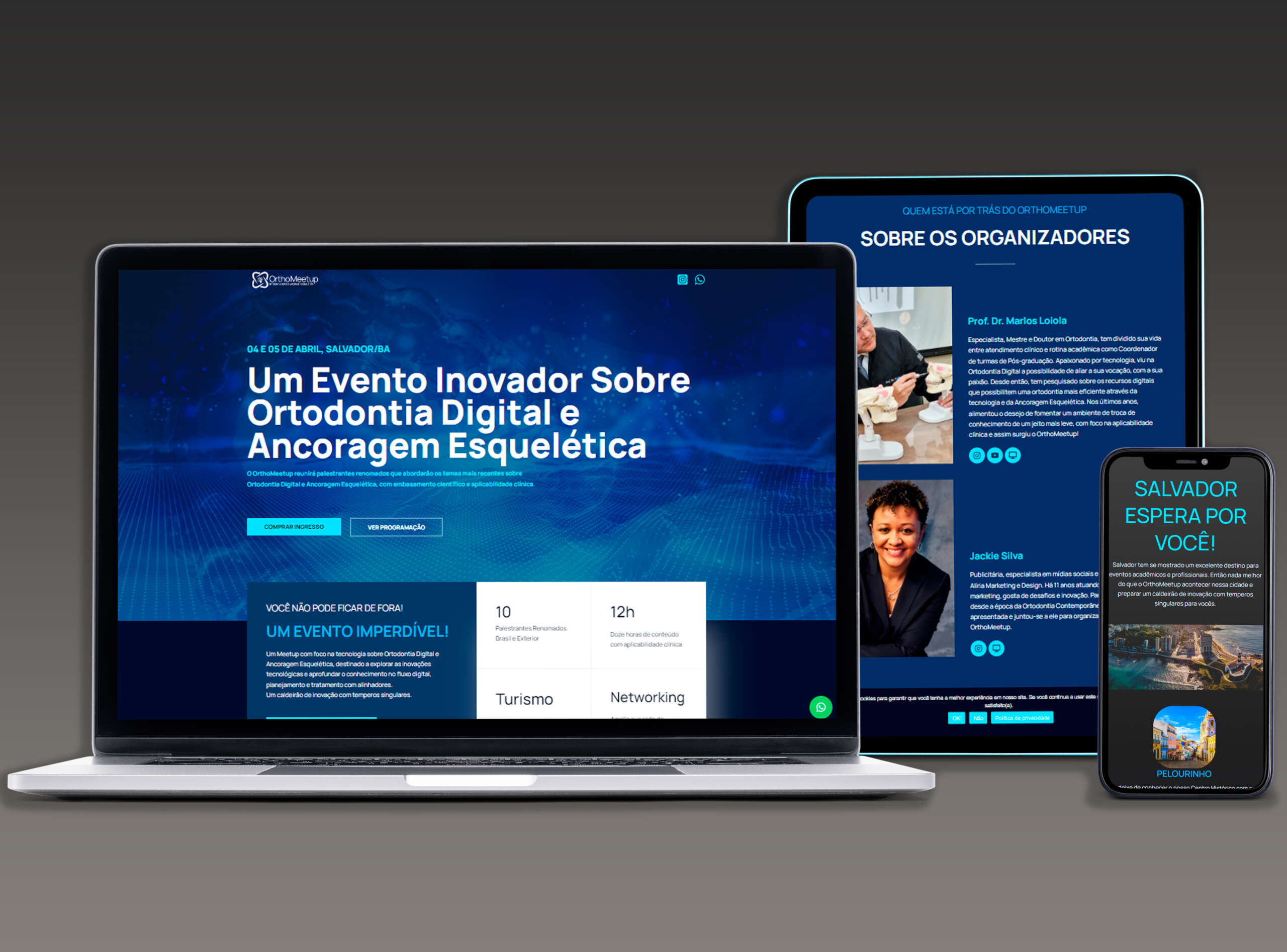 Evento OrthoMeetup - Landing Page