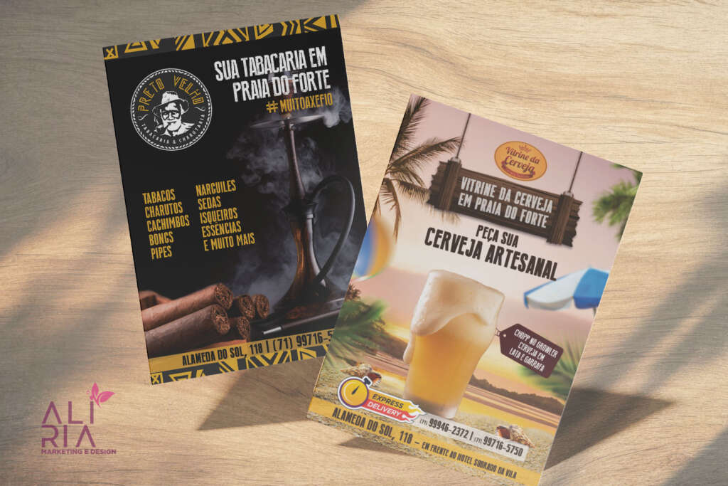 PANFLETO VITRINE DA CERVEJA E TABACARIA PRETO VELHO