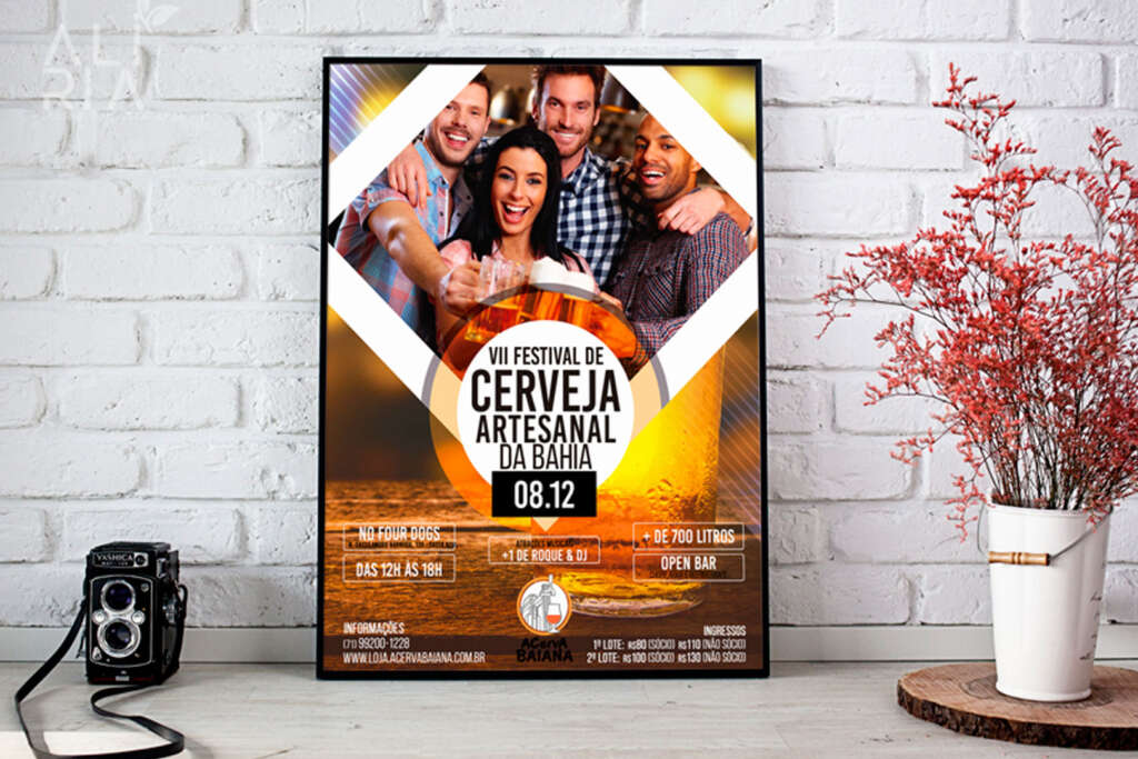 CARTAZ A3 - FESTIVAL ACERVA BAIANA